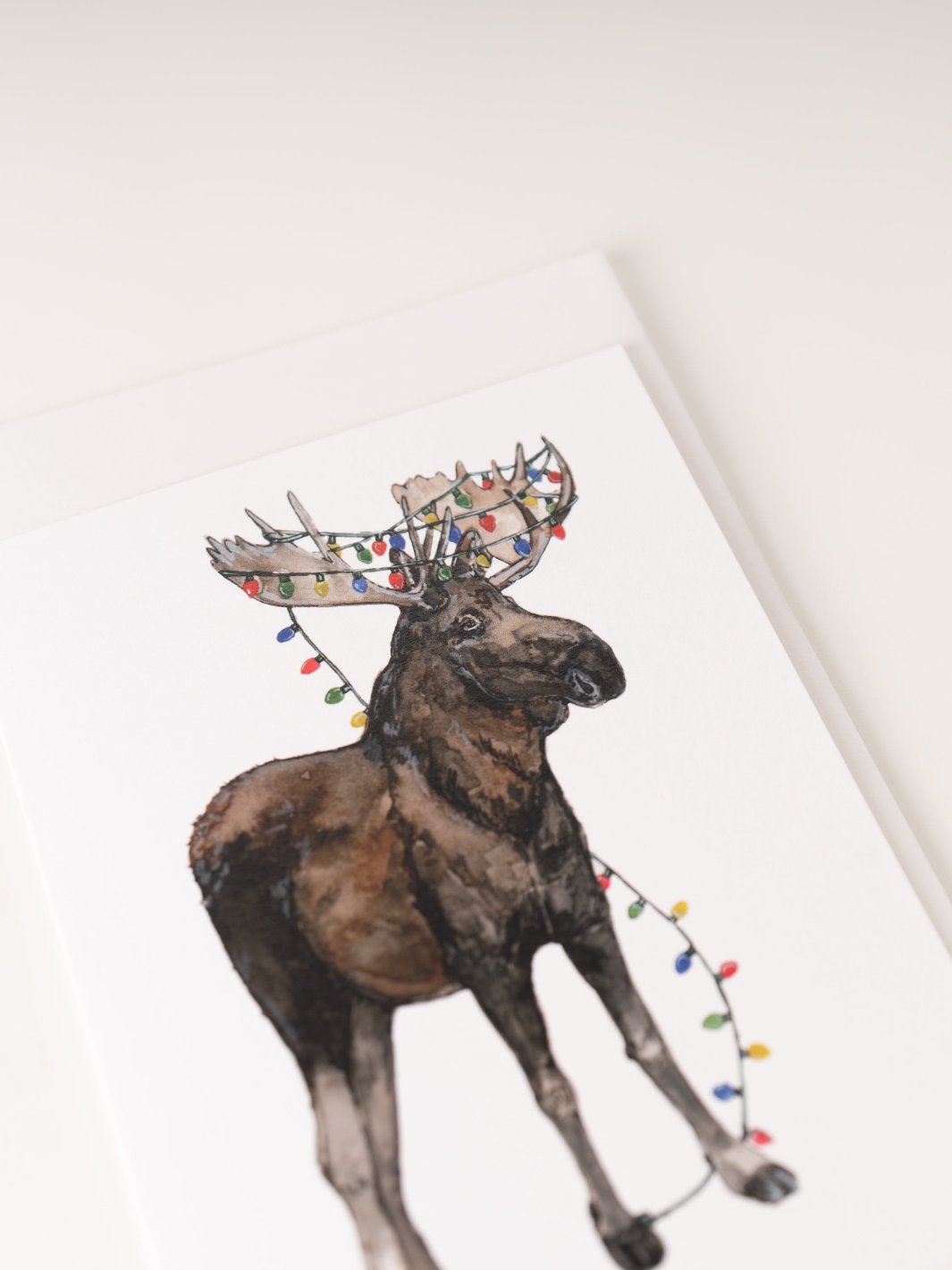 Christmas Moose Christmas Card