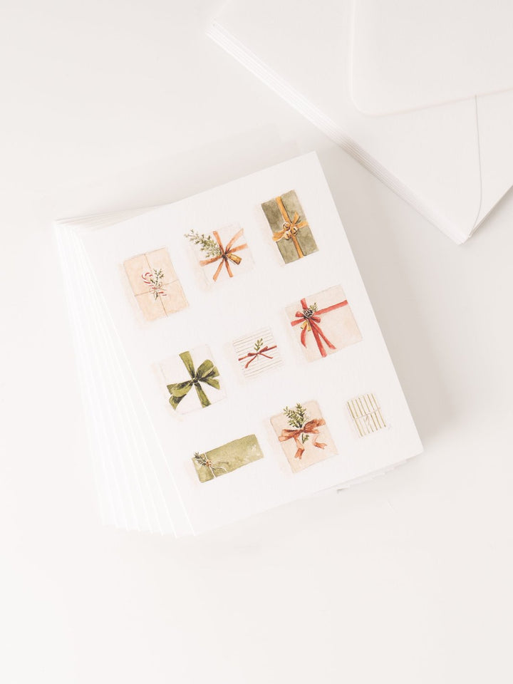 Christmas Gifts Notecard Set