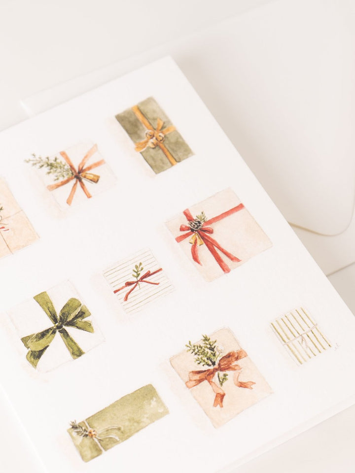 Christmas Gifts Notecard Set