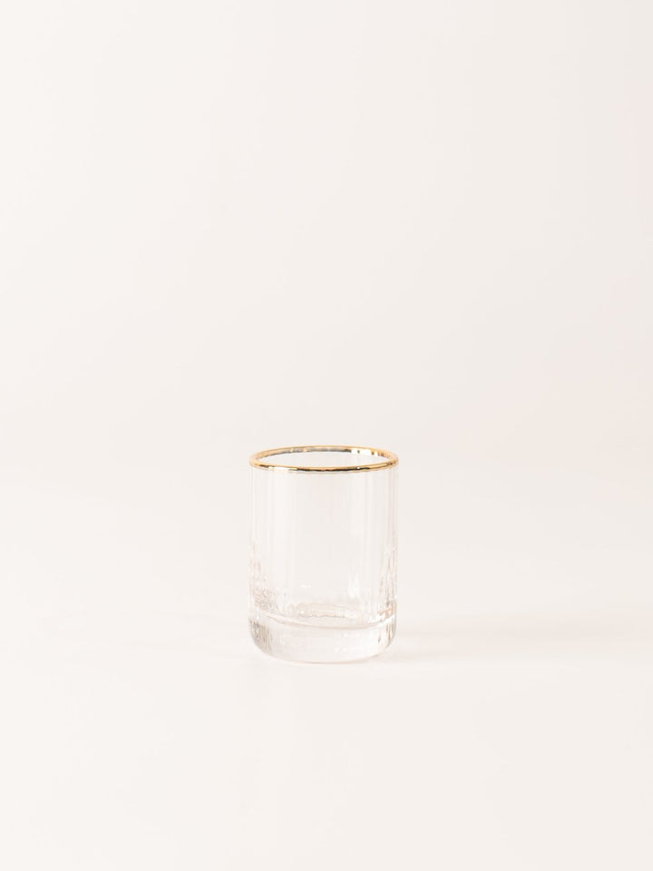 Gold Rimmed Shot Glass