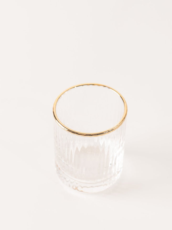 Gold Rimmed Shot Glass