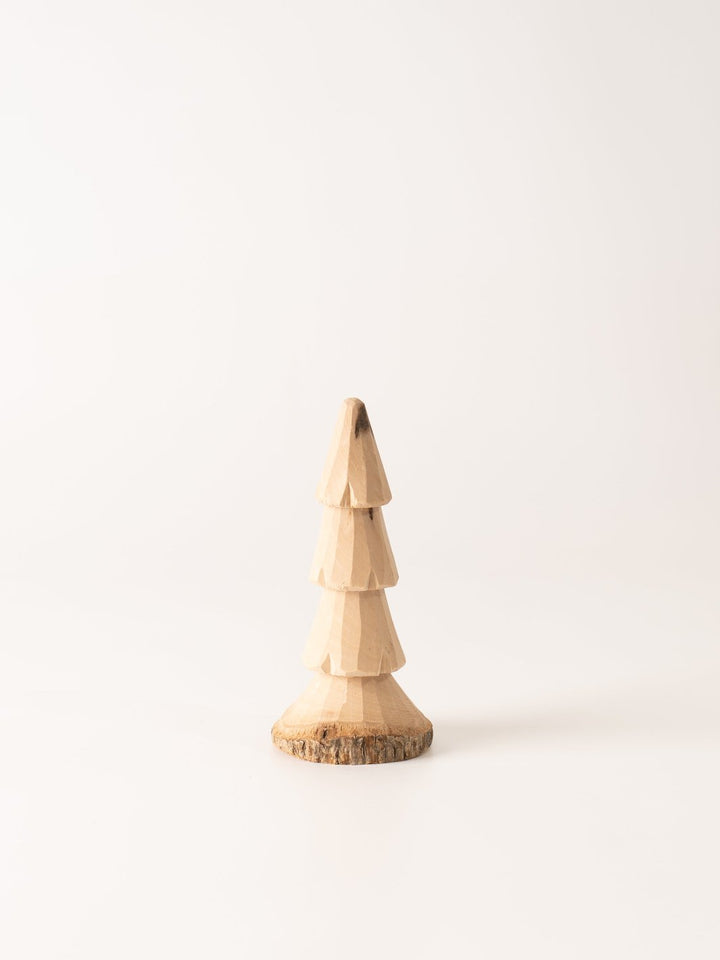 Small Carved Wood Tree