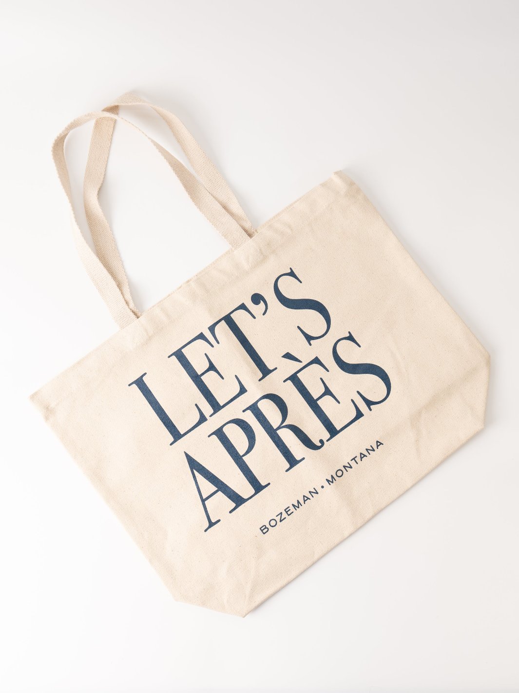 Let's Apres Canvas Tote