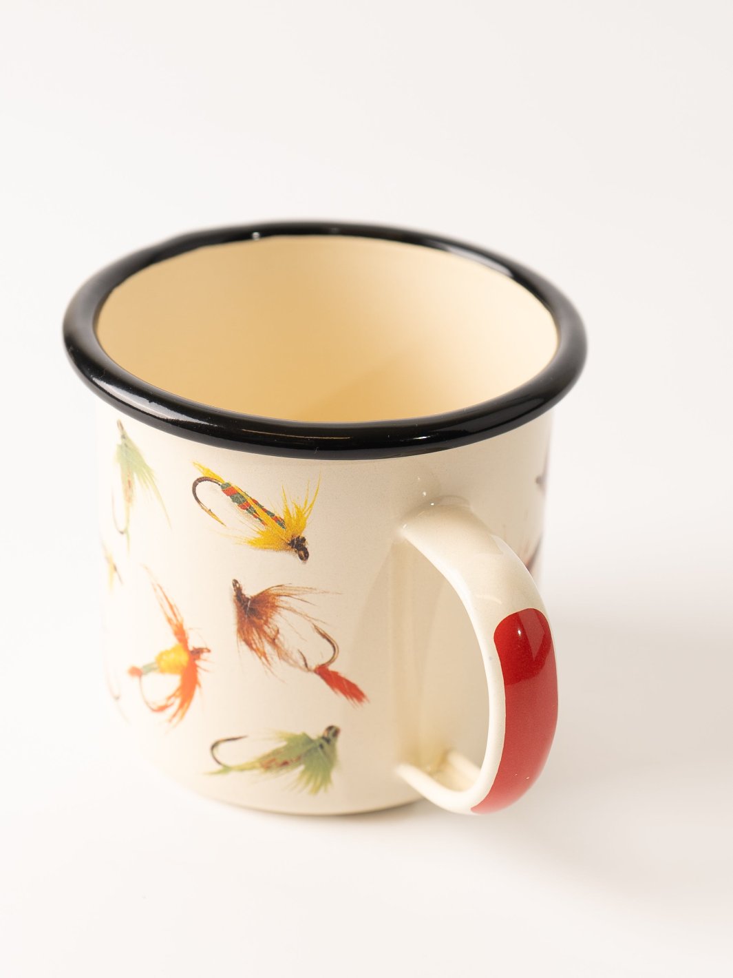 Fishing Flies Enamel Mug