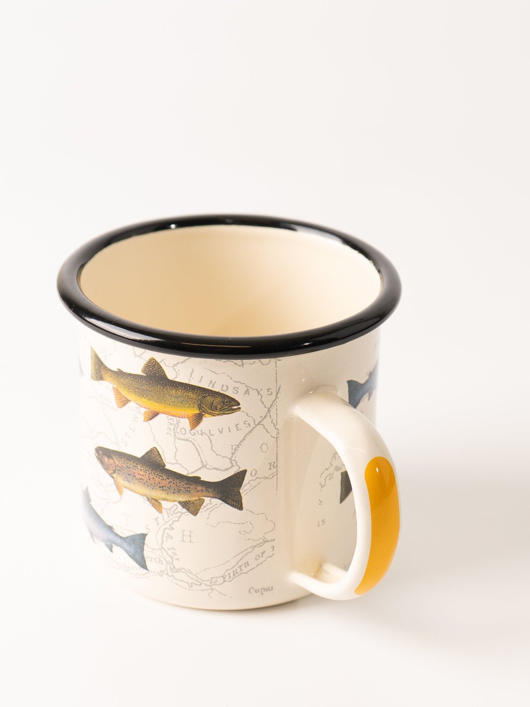 Trout Enamel Mug