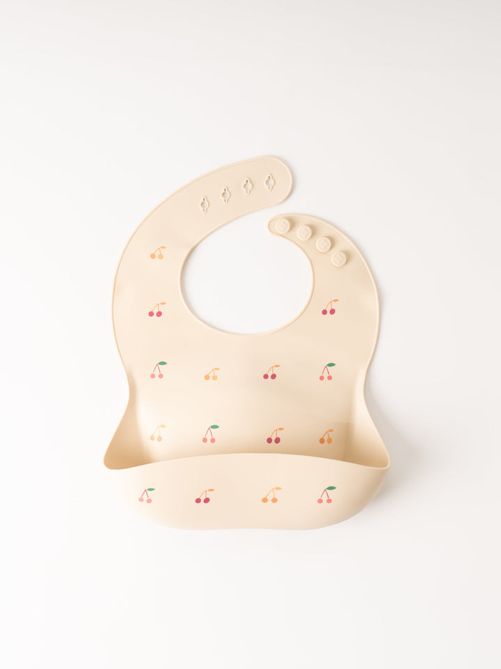 Baby Silicone Bib Cherries