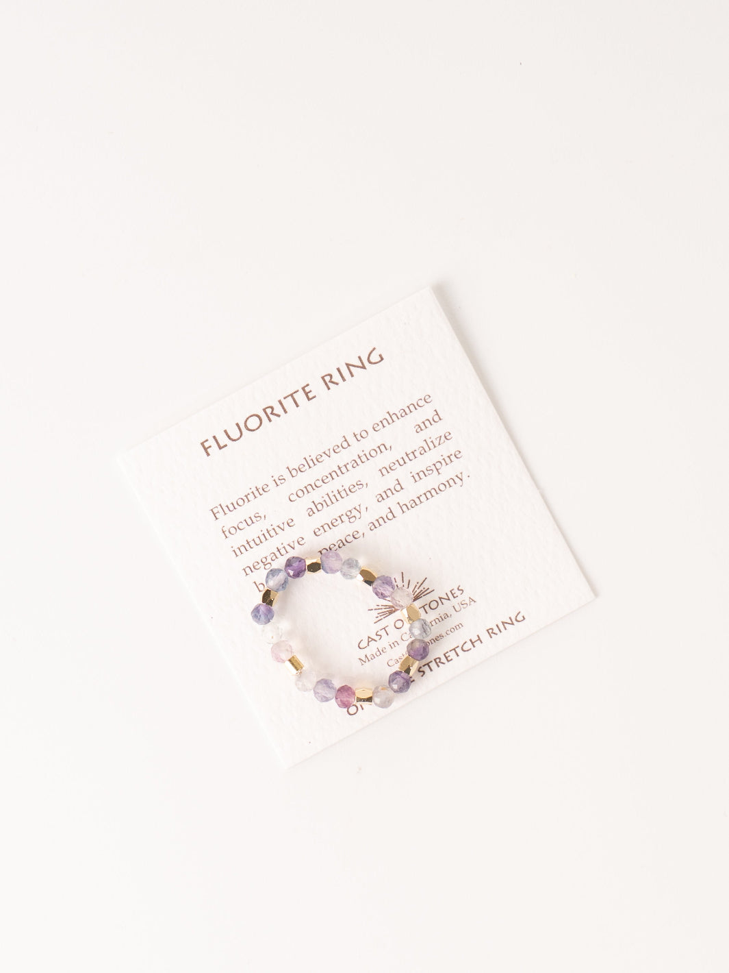 Flourite Stretch Ring