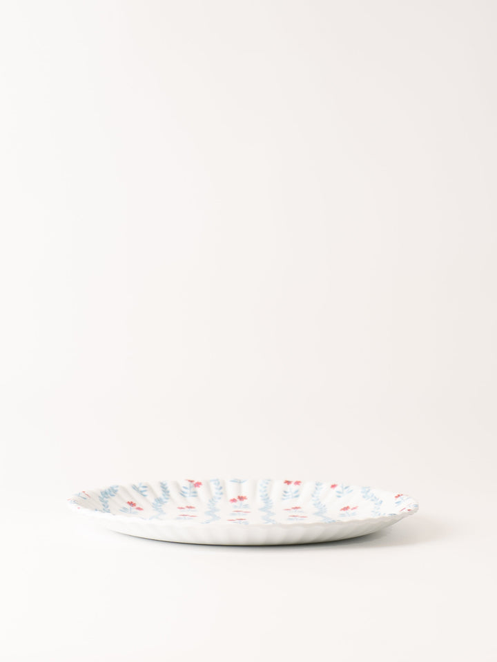 Americana Blue Vine Plate