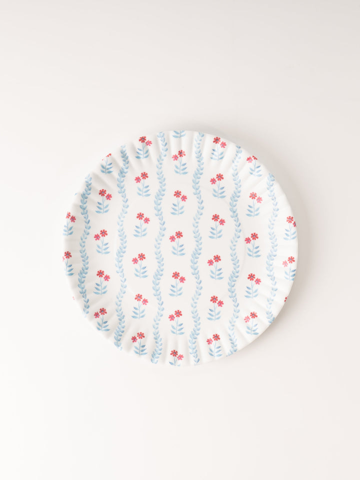 Americana Blue Vine Plate