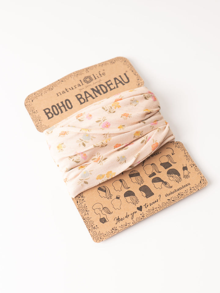 Dusty Floral Pastel Boho Bandeau