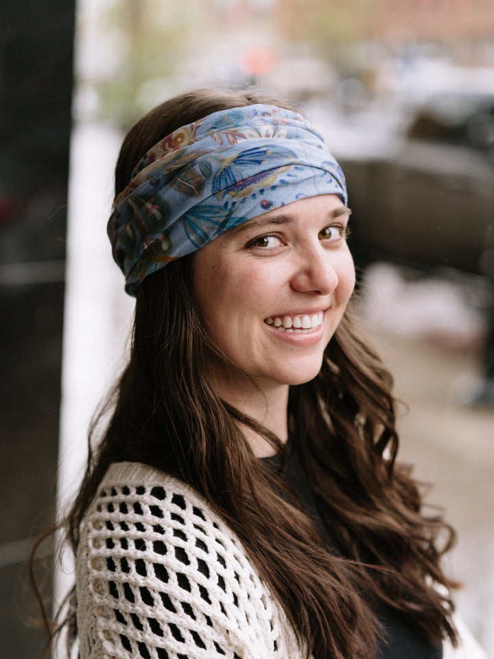 Mandala Folk Garden Boho Bandeau