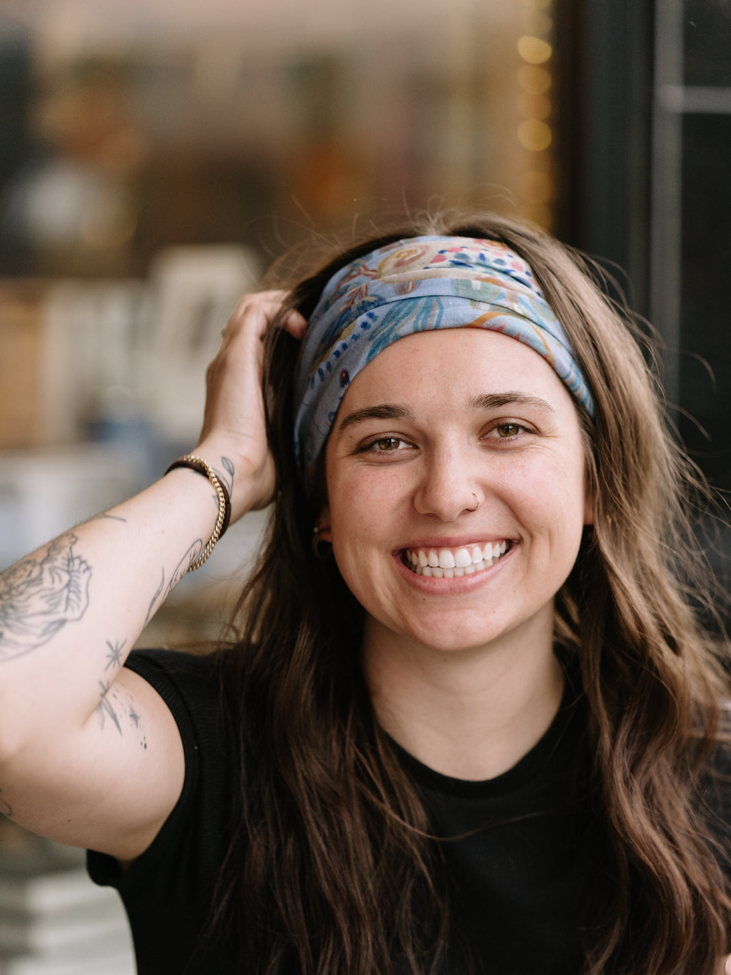 Mandala Folk Garden Boho Bandeau