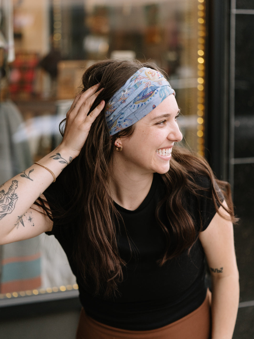 Mandala Folk Garden Boho Bandeau