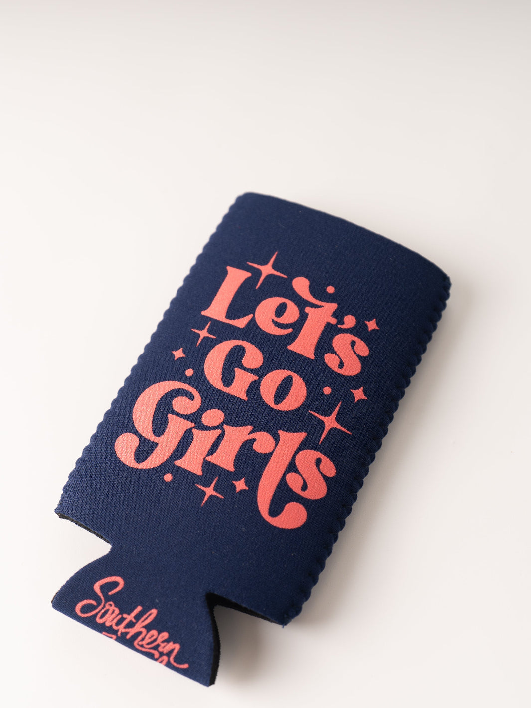 Let's Go Girls Slim Can Koozie