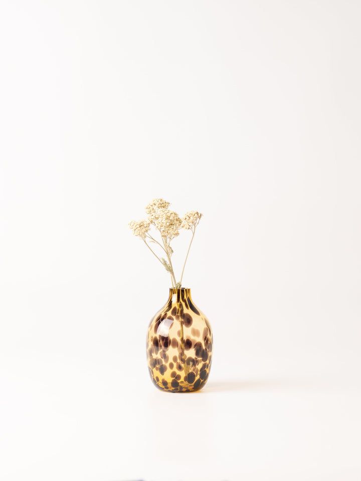 Tall Tortoise Glass Vase