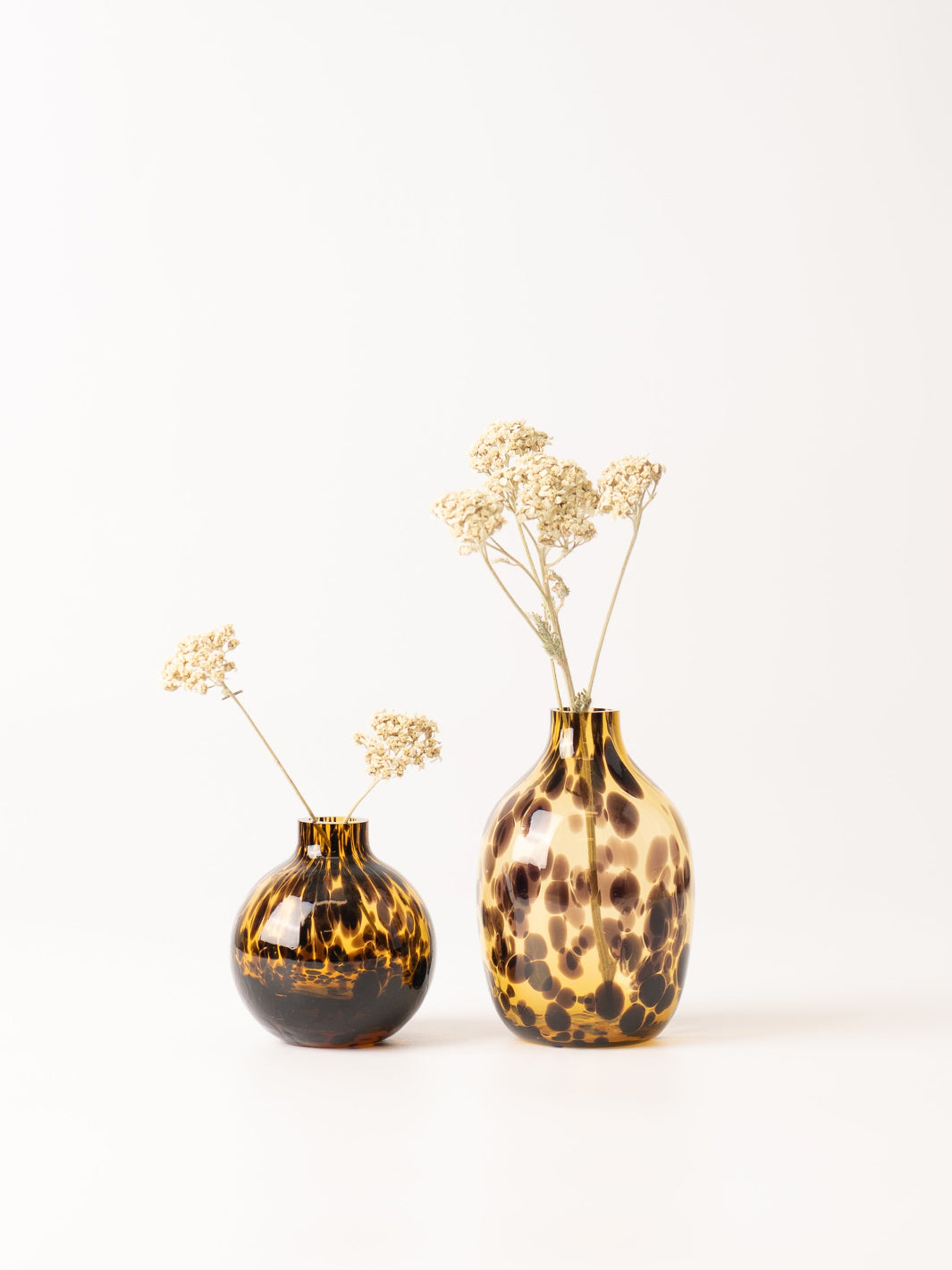 Tall Tortoise Glass Vase