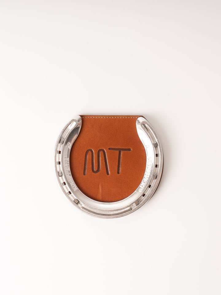 Leather MT Horseshoe Coaster