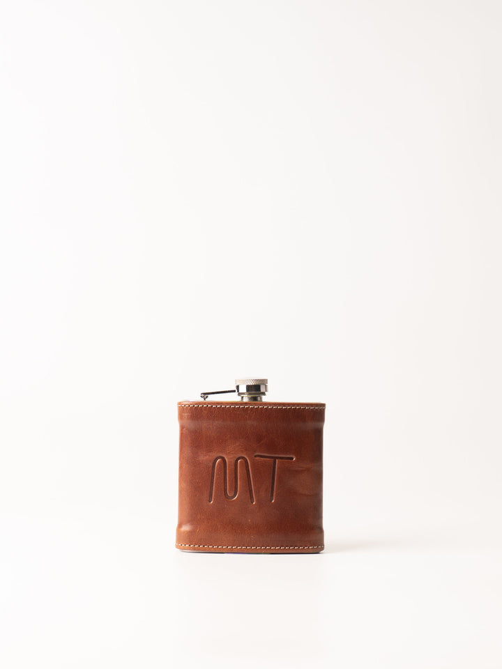 Leather MT Pocket Flask