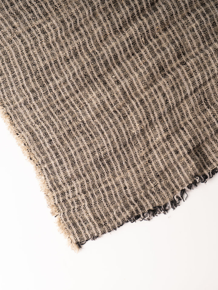 Black + Tan Woven Table Runner