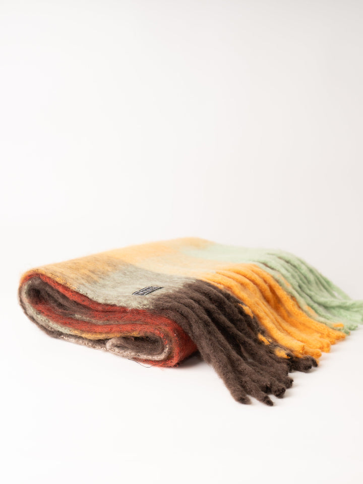 Autumn Plaid Blanket Scarf