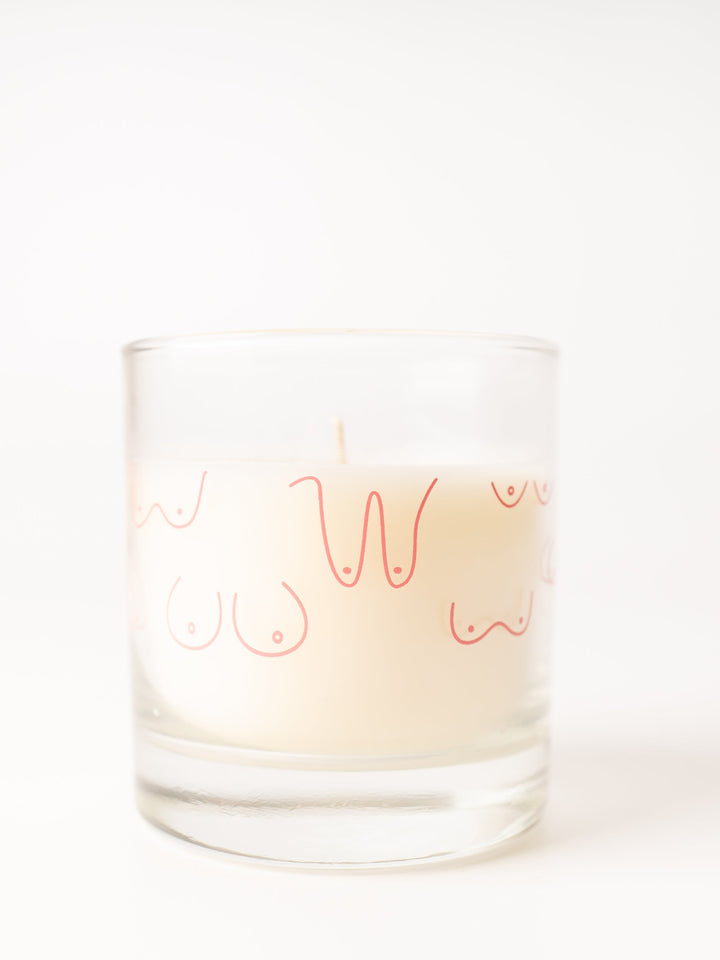 Breast Cancer Awareness Limited-Edition Boob Candle