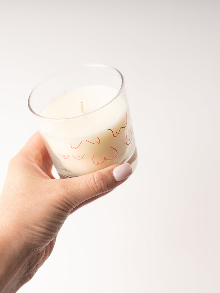 Breast Cancer Awareness Limited-Edition Boob Candle