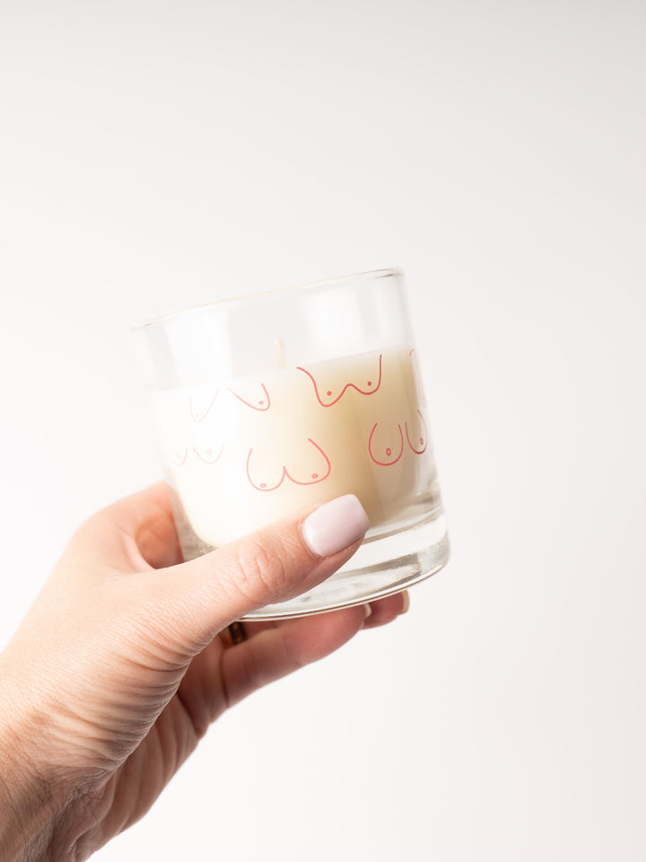 Breast Cancer Awareness Limited-Edition Boob Candle