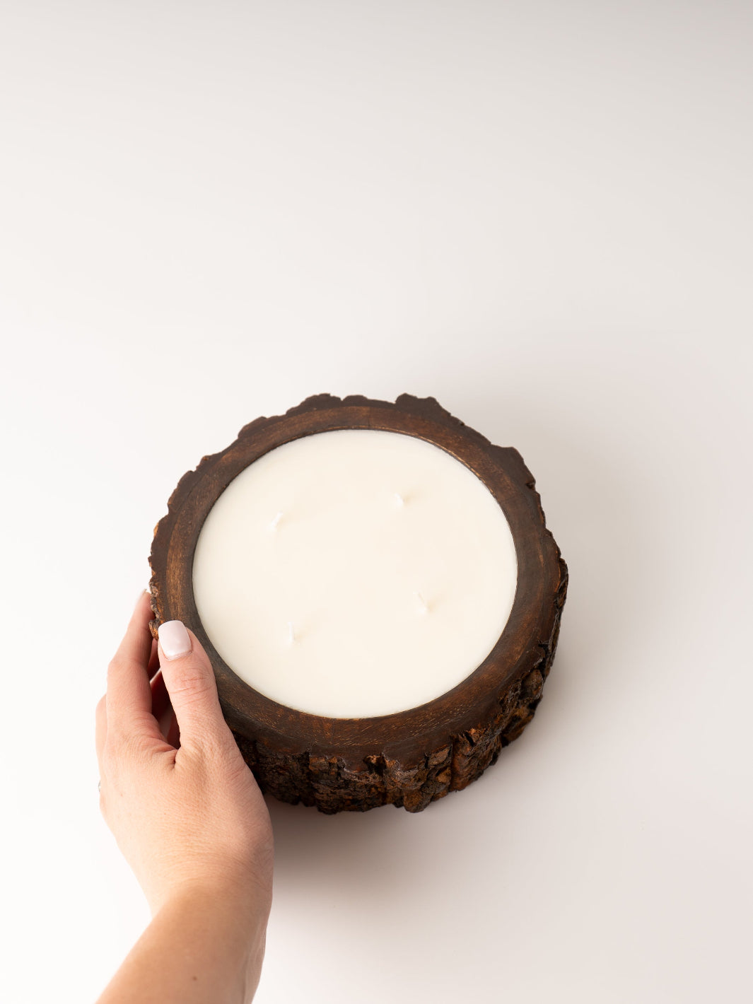 Medium Grapefruit Pine Tree Bark Candle