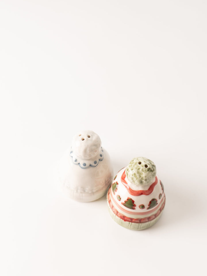 Pom Hat Salt + Pepper Shaker Set