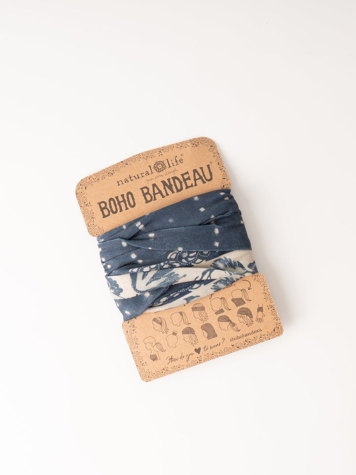 Shibori Stripe Boho Bandeau