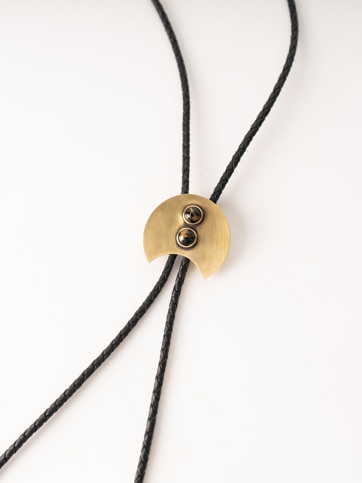 Canyon Obsidian Bolo Tie