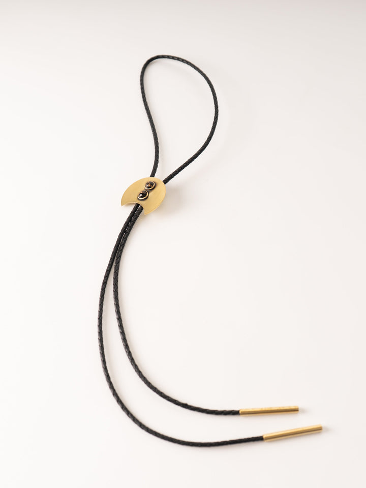 Canyon Obsidian Bolo Tie