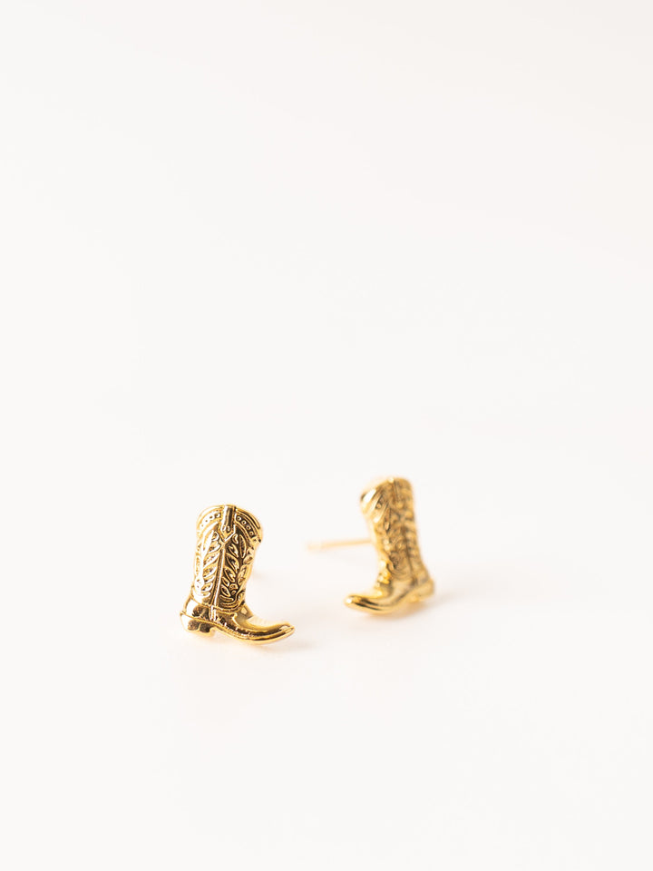 Mini Cowgirl Boot Earrings
