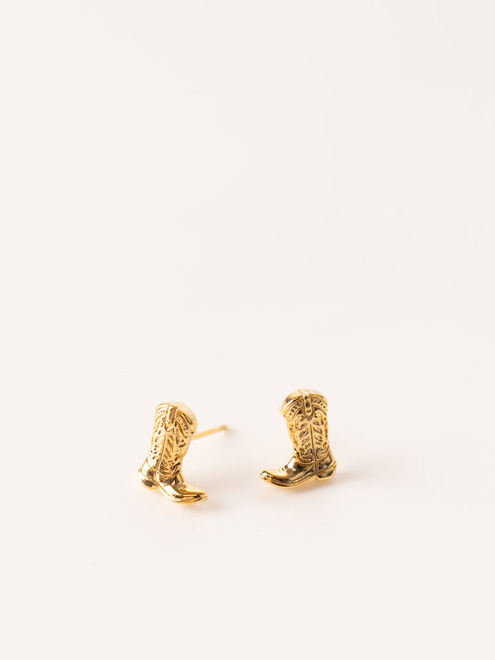 Mini Cowgirl Boot Earrings