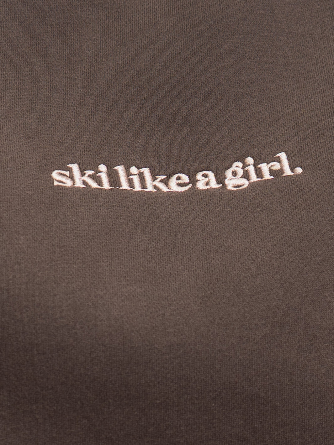Ski Like A Girl Woods Crew Sweatshirt