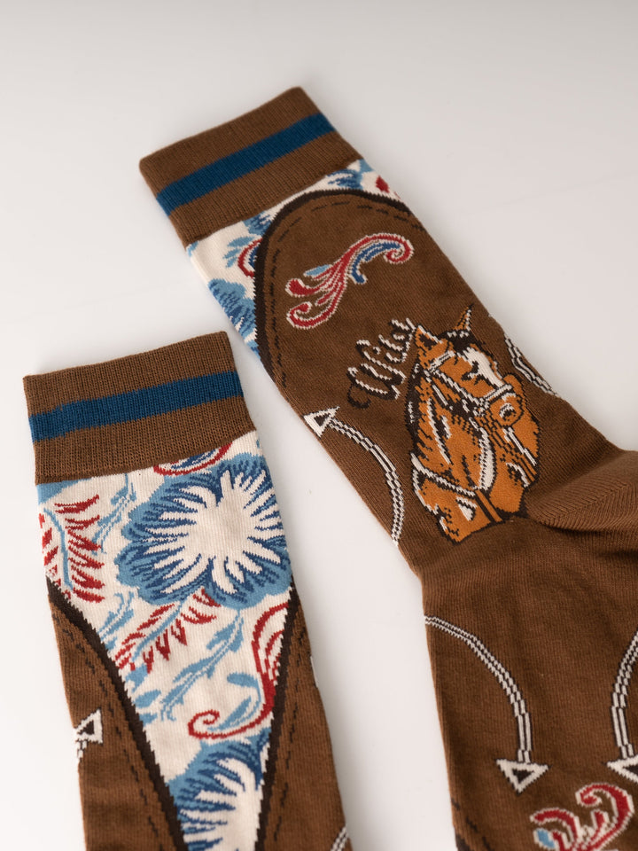Urban Cowboy Crew Socks