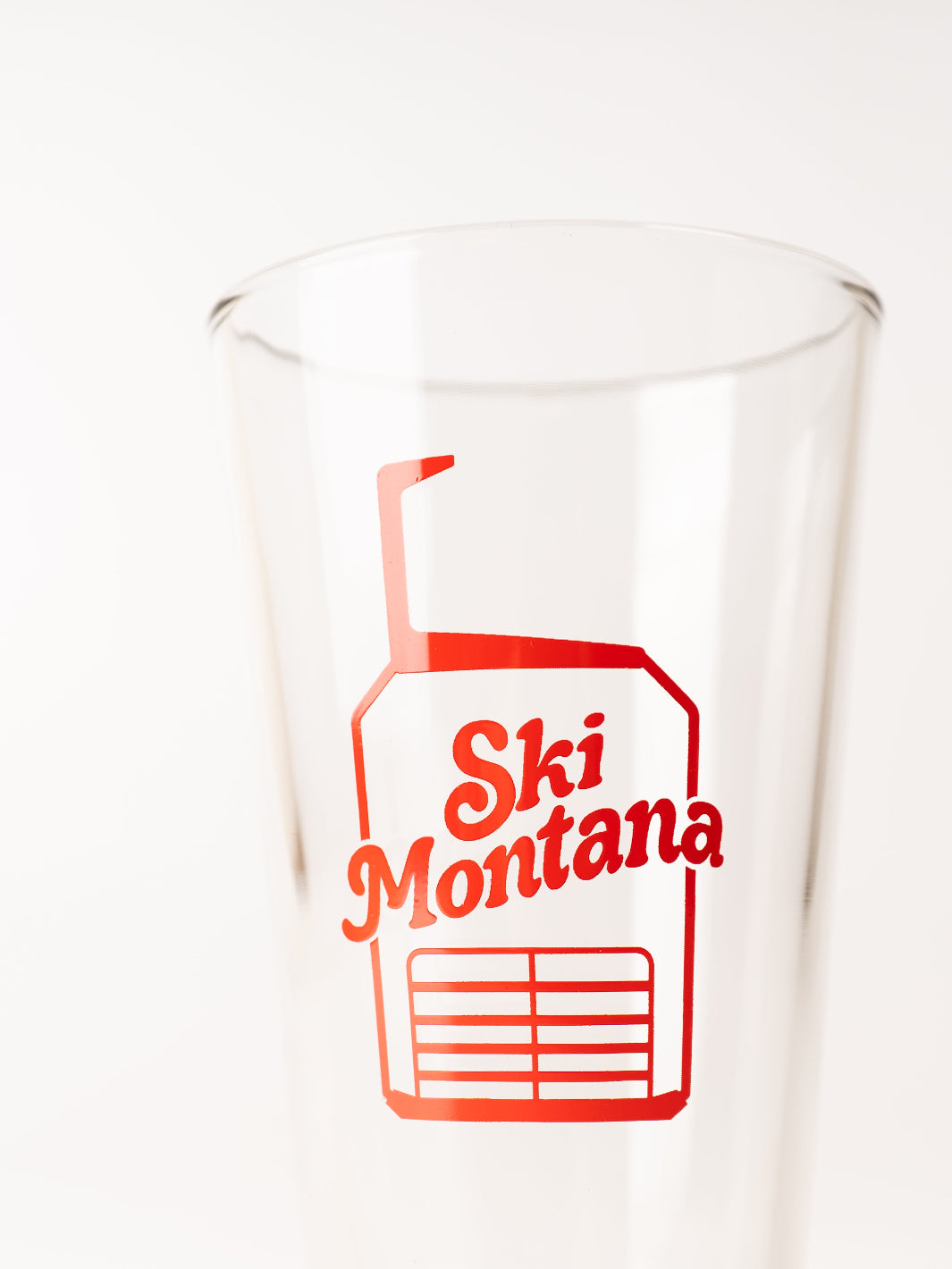 Ski Montana Pint Glass