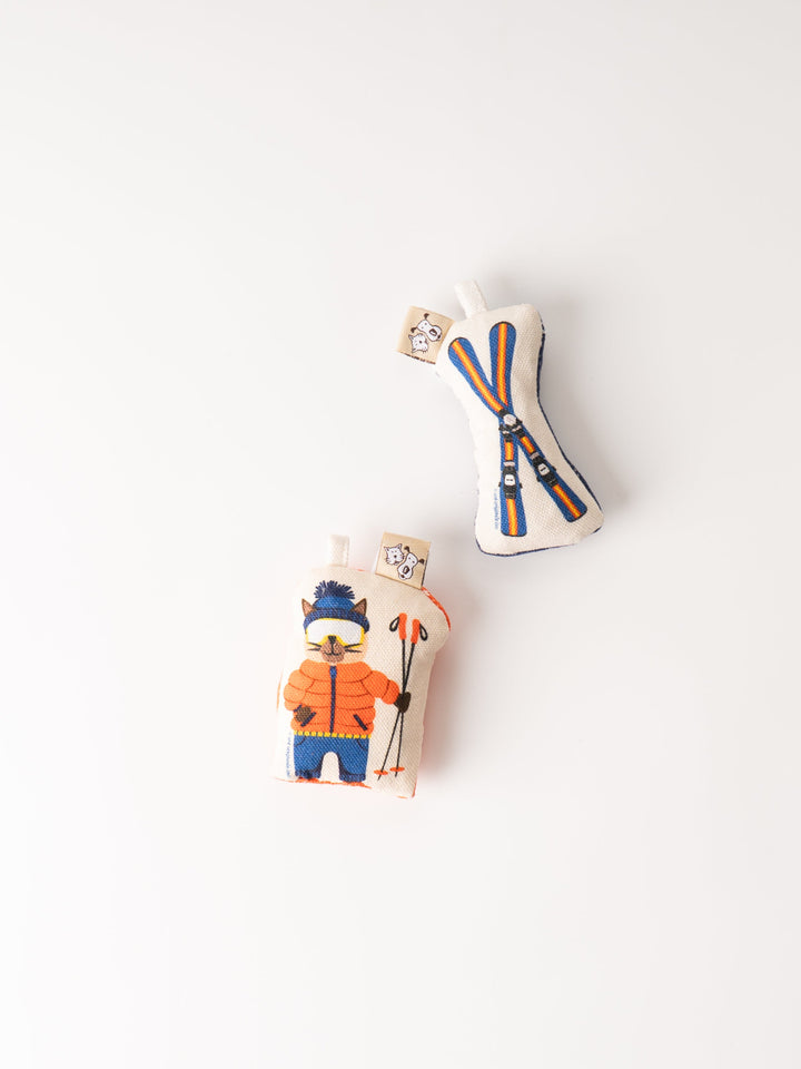 Skiing Cat Toy Set