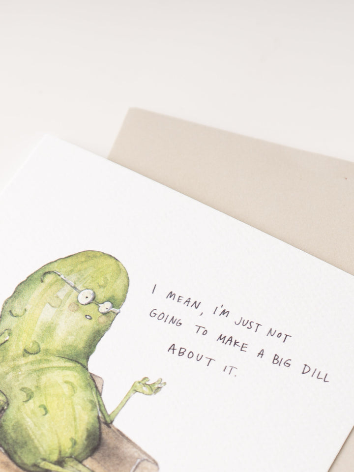 Big Dill Birthday Card