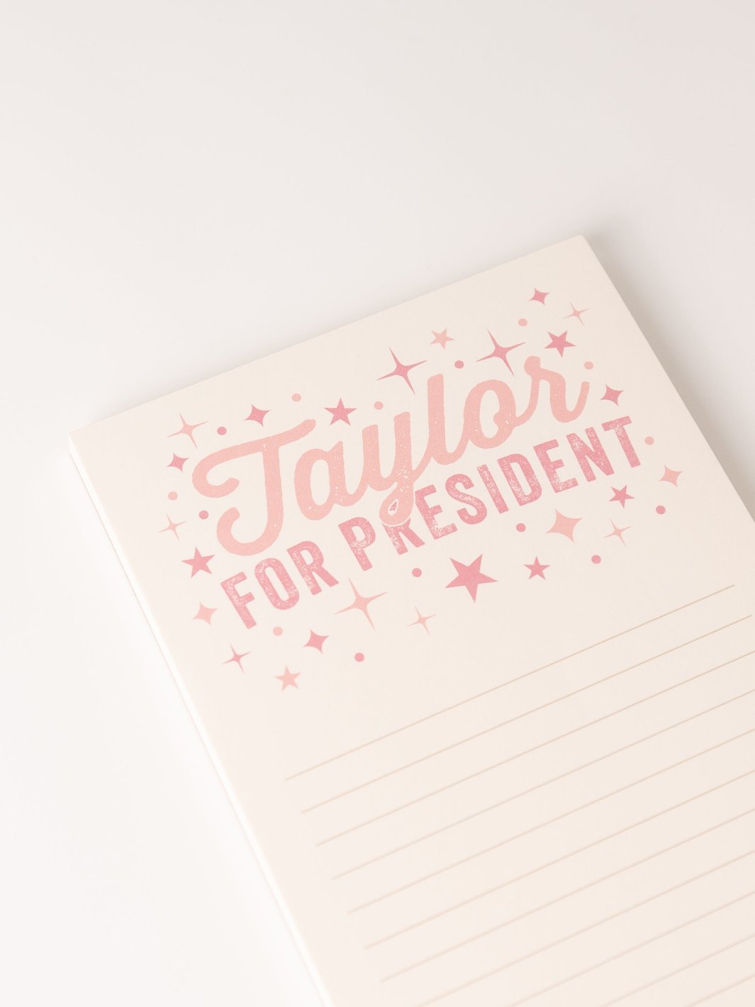 Taylor For President Notepad