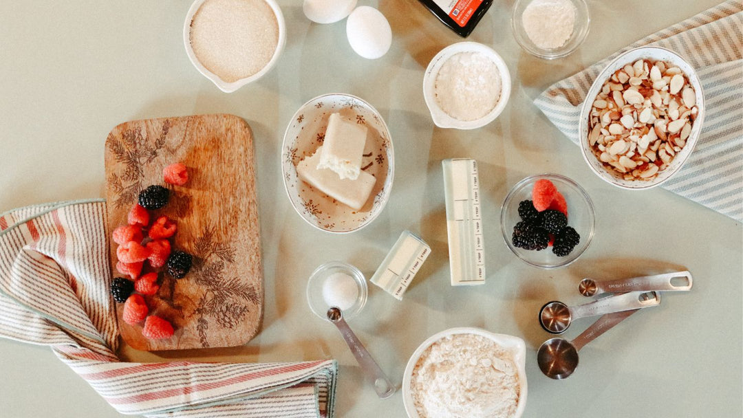 Ingredients for Almond Coffee Cake