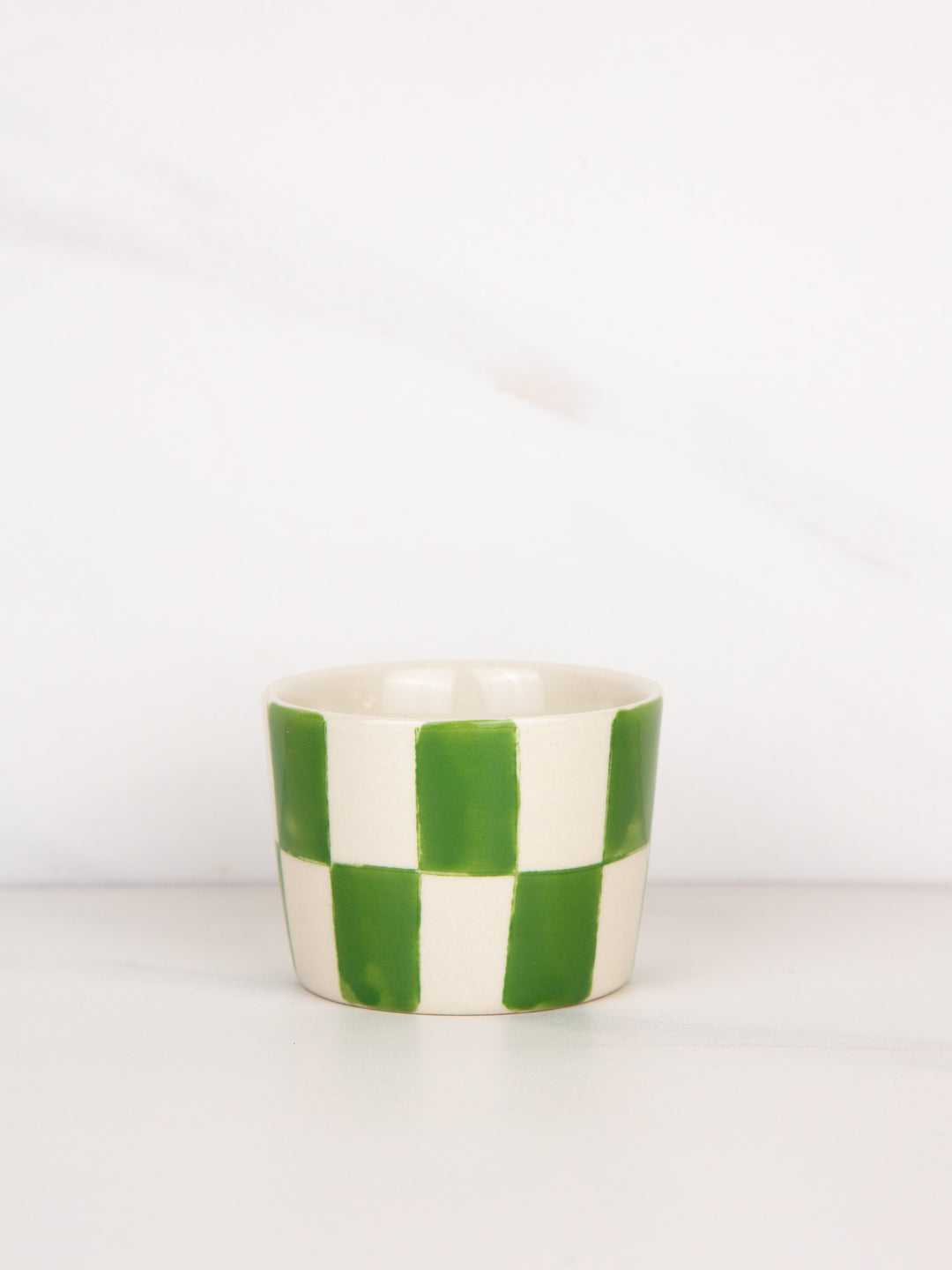 Green Checkered Bowl