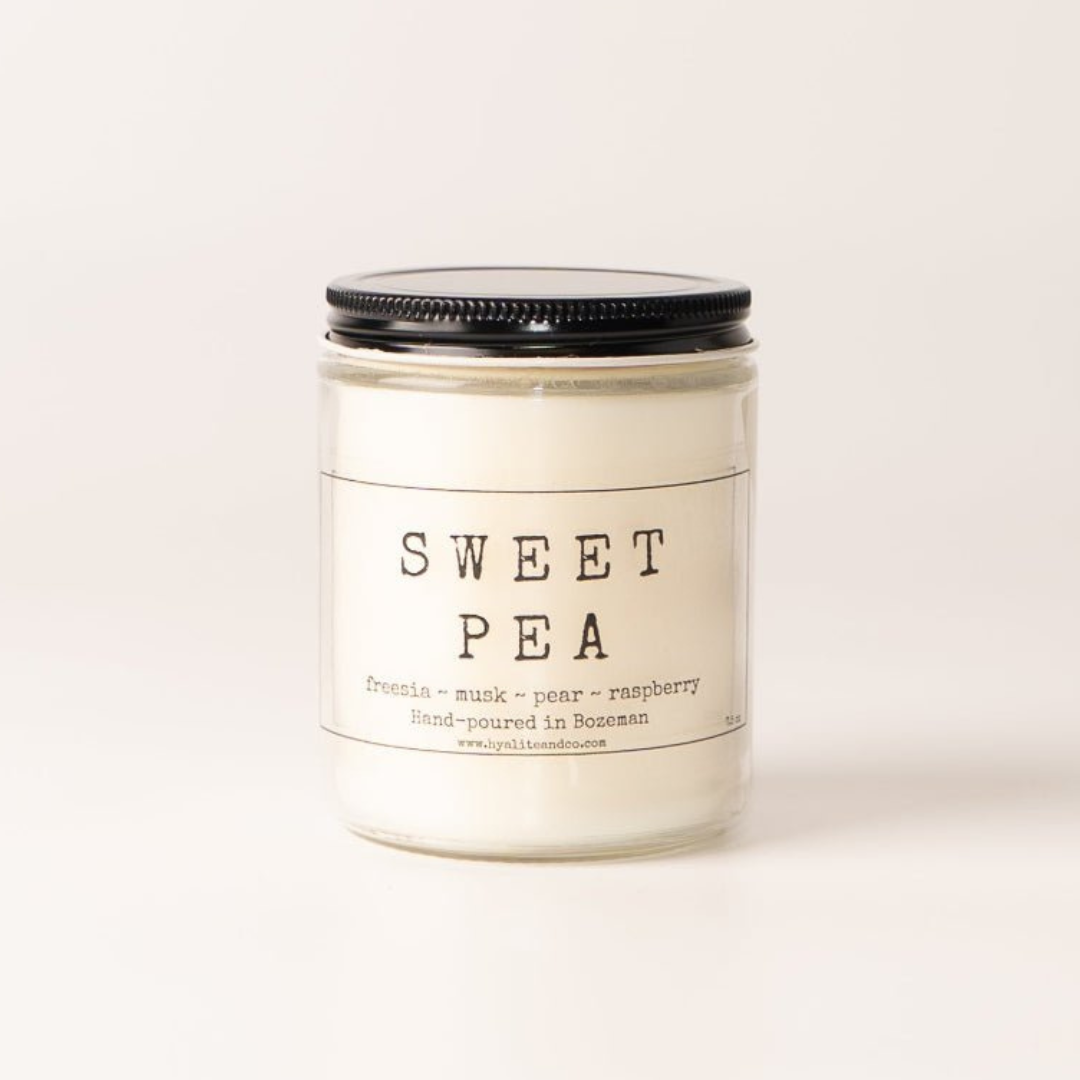 sweet pea candle heyday
