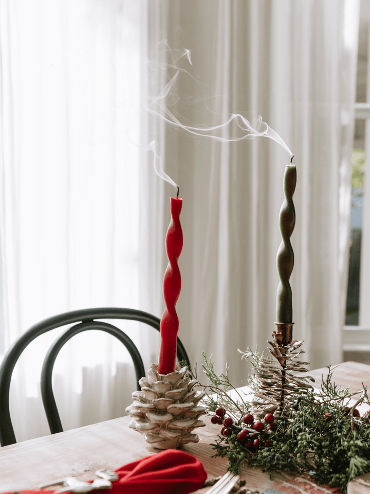 Alpine Twist Taper Candles - Heyday