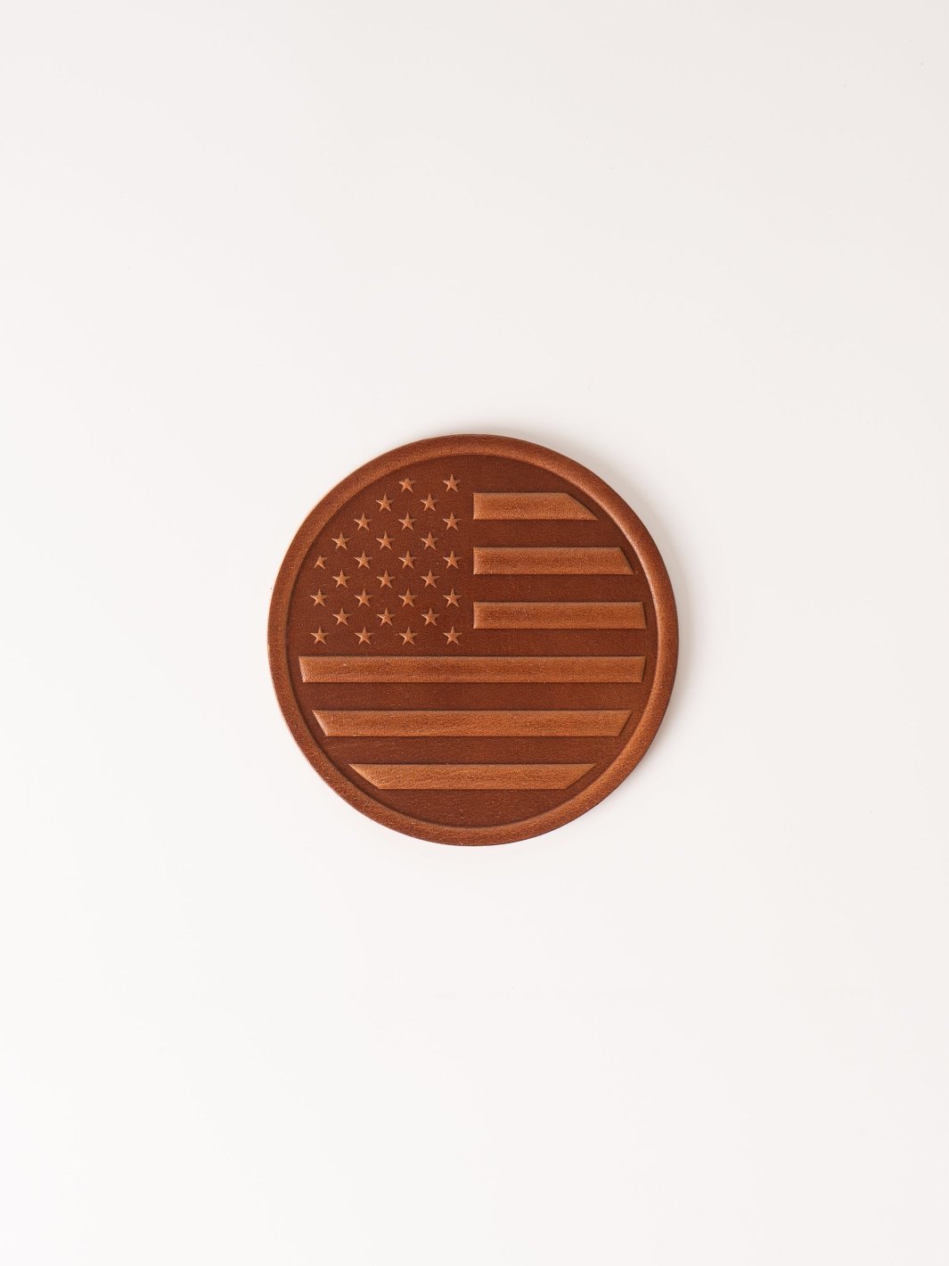 American Flag Leather Coaster - Heyday