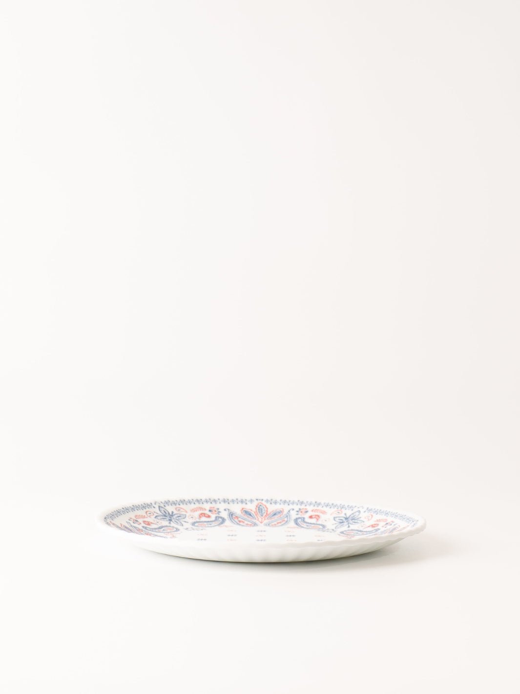 Americana Red and Blue Paisley Plate - Heyday