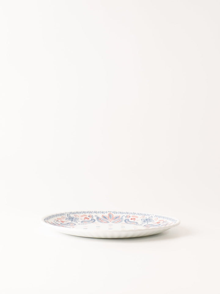 Americana Red and Blue Paisley Plate - Heyday