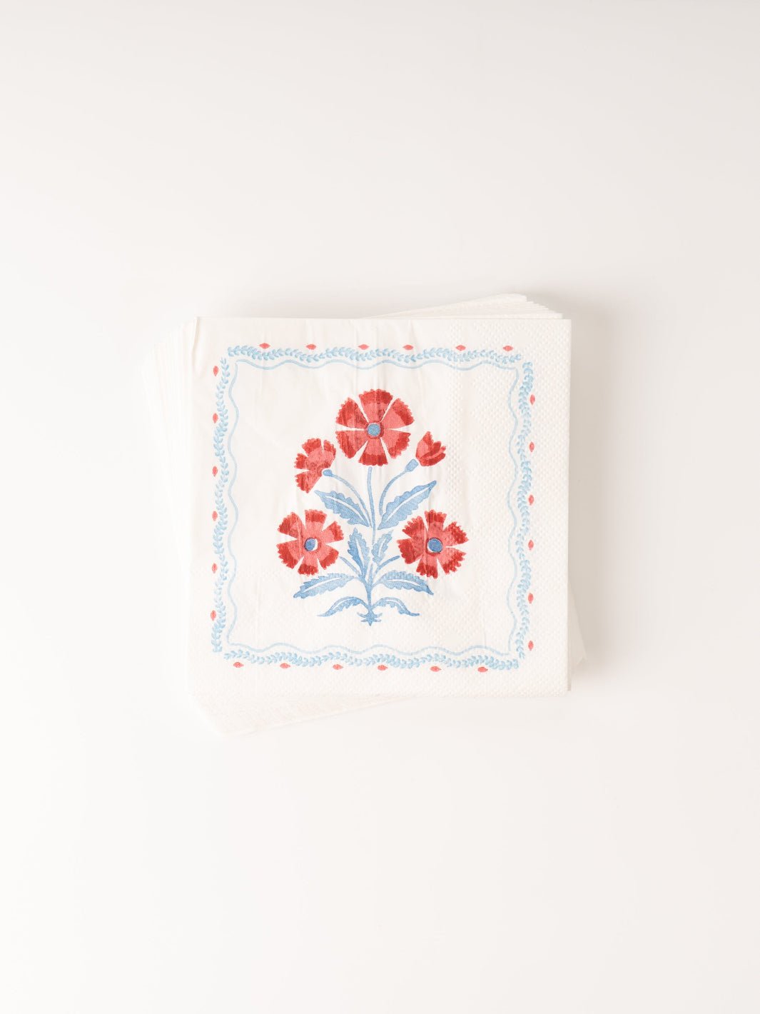 Americana Red Bouquet Paper Napkin - Heyday