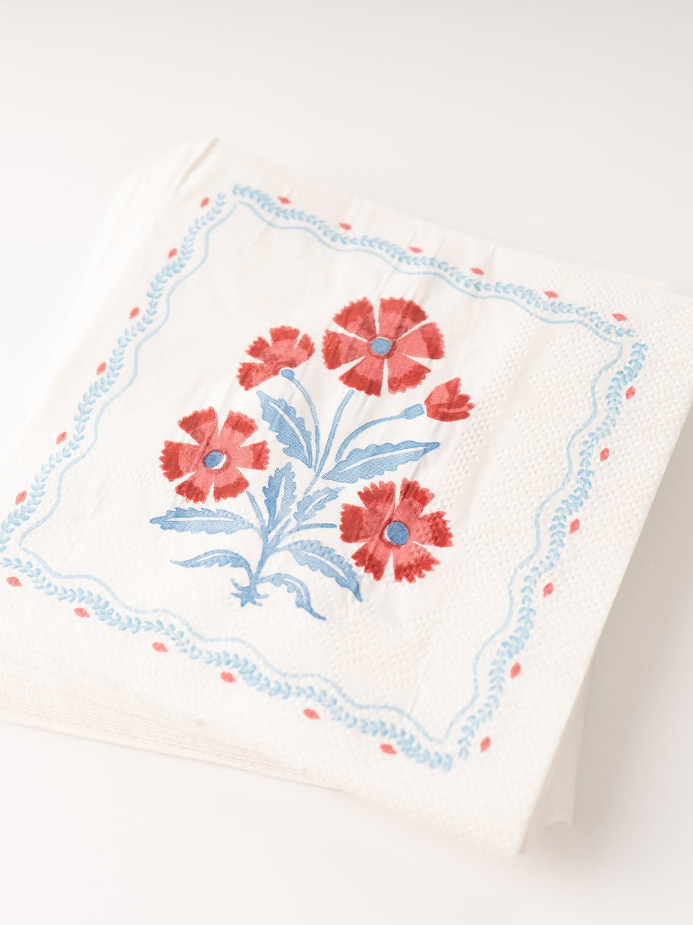 Americana Red Bouquet Paper Napkin - Heyday
