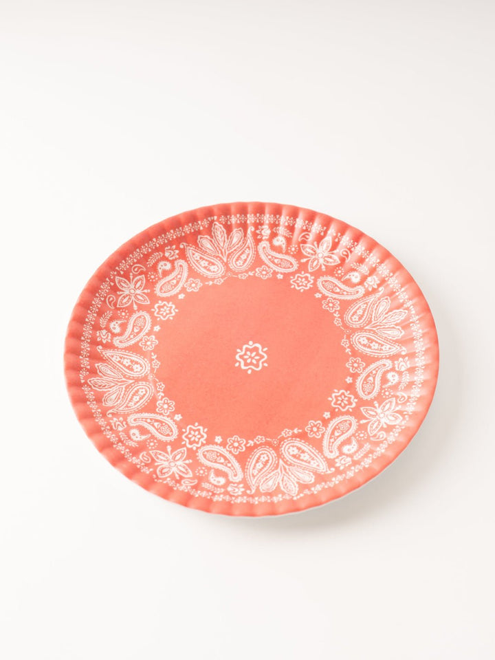 Americana Red Paisley Plate - Heyday